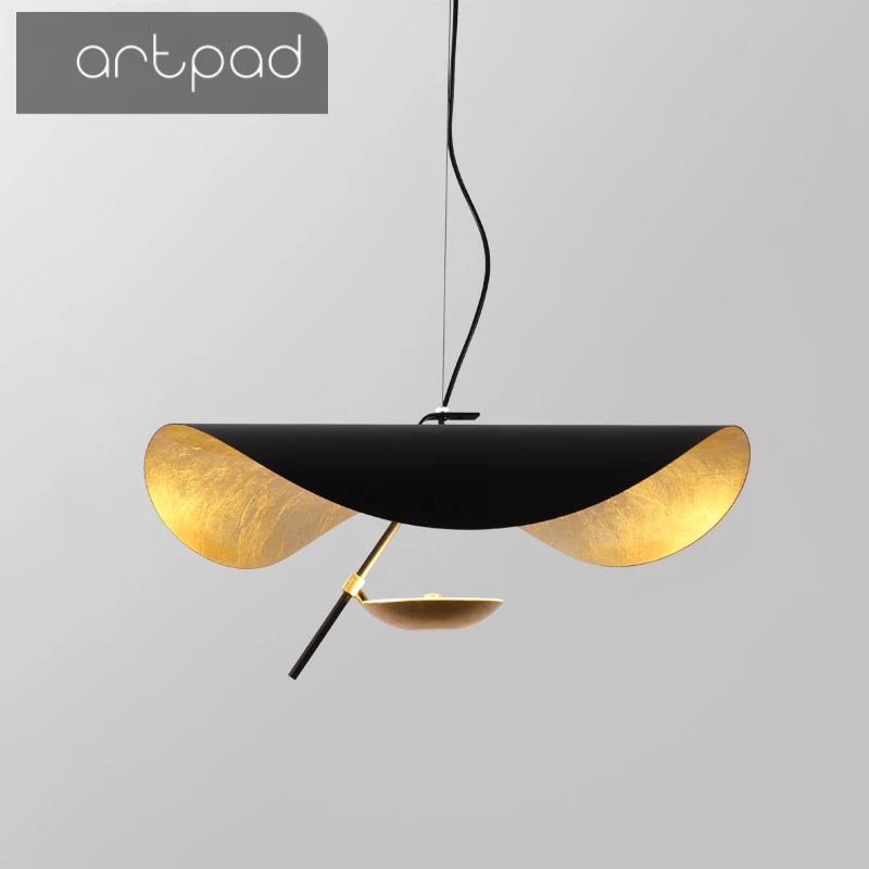 

Подвесной светильник Artpad золотая текстура
