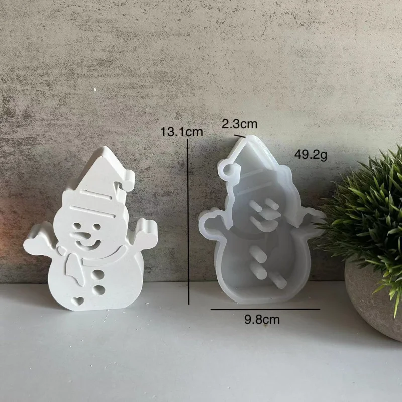 Снеговик ароматерапия автомобиль силиконовая форма Рождественский снеговик
