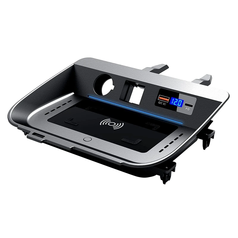 Автомобильное беспроводное зарядное устройство 15 Вт для Toyota RAV4 2019-2021 станции