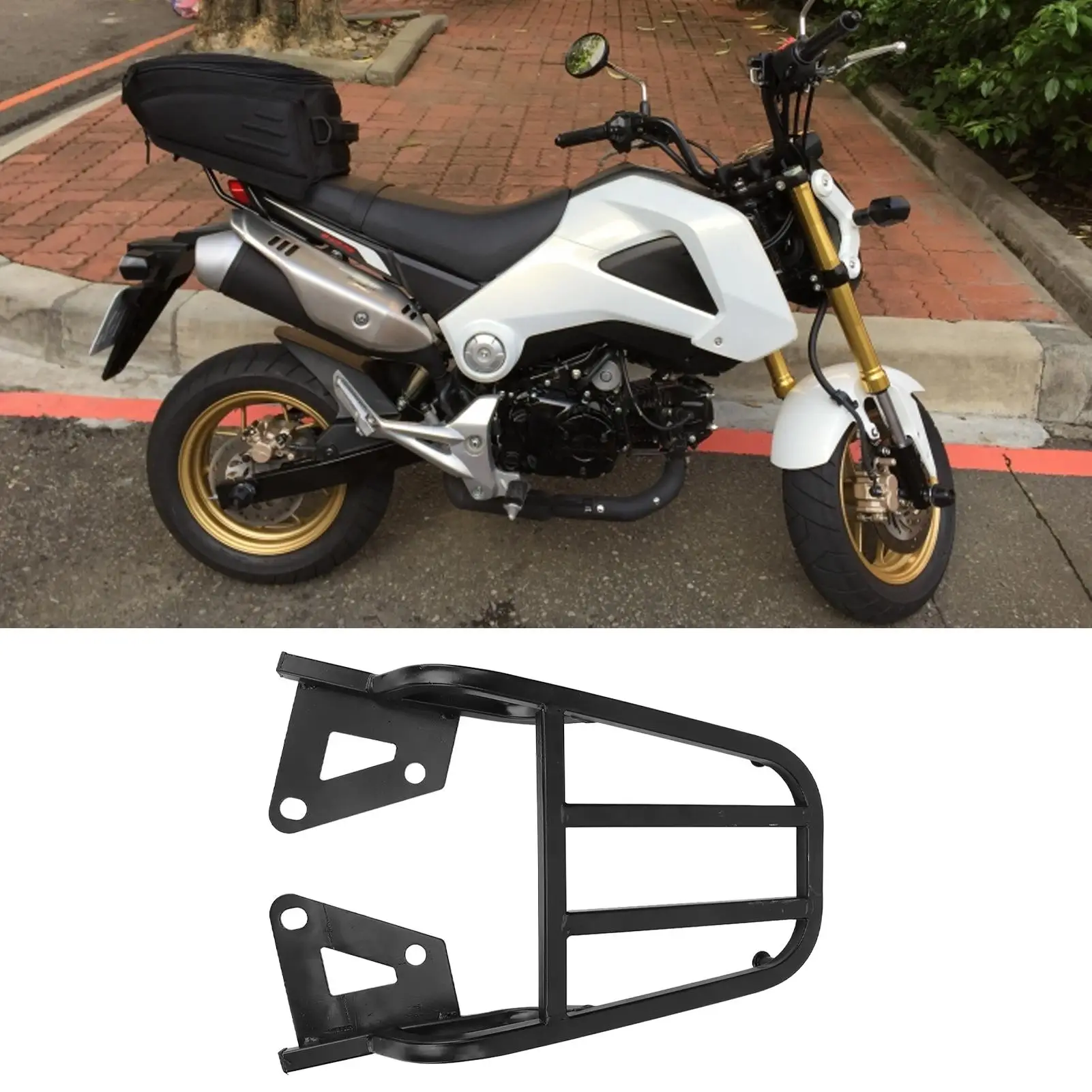 Задний багажник для мотоцикла Honda MSX125 Grom 125 прочный дизайн Sissy Bar