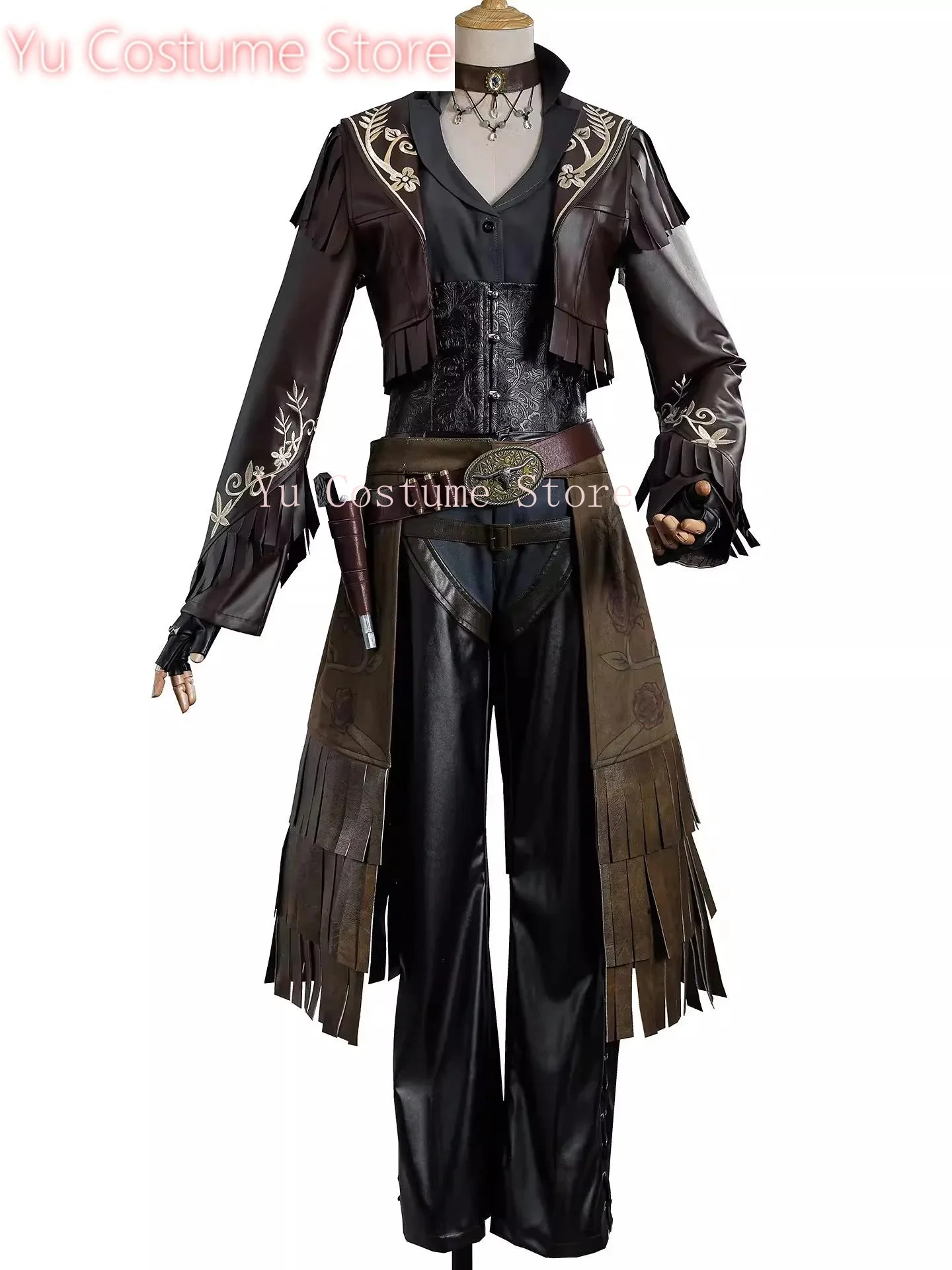 YuCostumeIdentity V Деми Бурбон Барсалка Черная Роза Леди QiZhen Модный Игровой Костюм