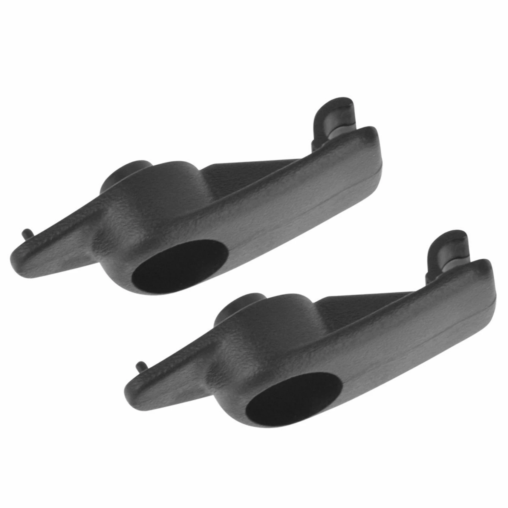 

10411051 Sun Visor Clip Bracket Holder Black Plastic LH & RH Pair for Chevrolet Corvette C5 New