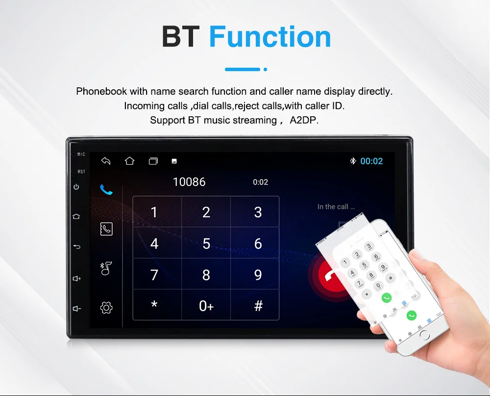 Автомагнитола 2DIN 7 дюймов Восьмиядерный процессор Android 10 DSP GSP Wi-Fi для Ssangyong Kyron Actyon