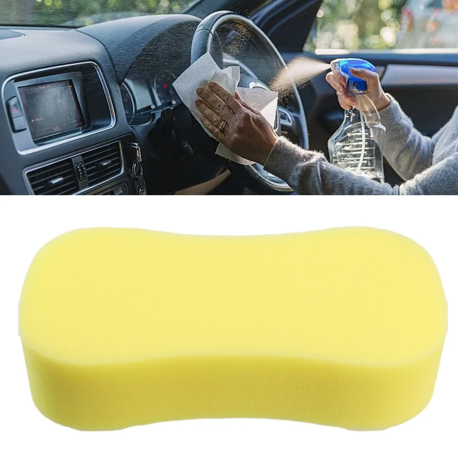 

Jumbo Sponge for Caravan Washing and Home Cleaning, Fast and Rich Foam, Squeeze Proof Design, Ensure Spotless Surfaces 1PCS
