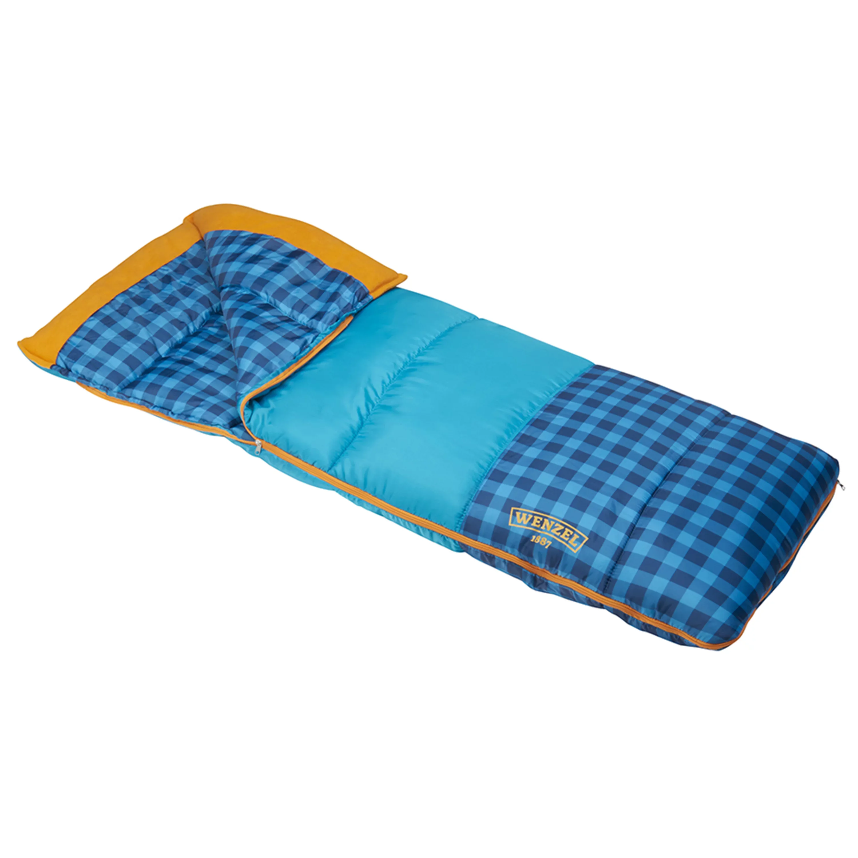 Sapling 40F-50F Degree Youth Sleeping Bag, Blue