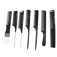 pro black fine tooth metal pin hairdressing hair style rat tail comb brush hot drop shipping