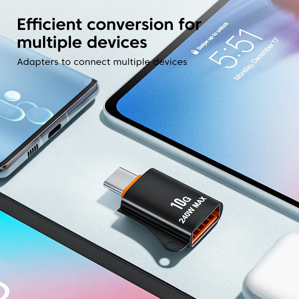 Адаптер для передачи данных Olaf USB 3.0 Type-C Type C OTG штекер-USB гнездо конвертер Macbook Xiaomi