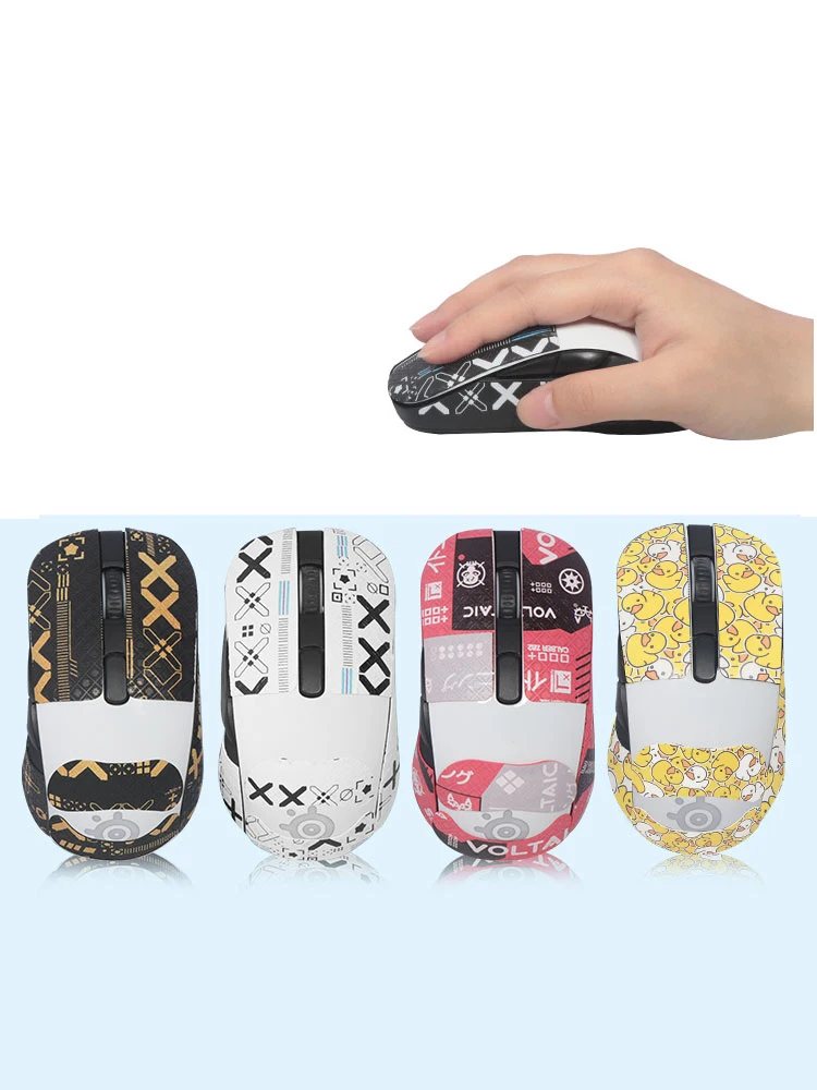 

Full / Half cover Printed Mice Sticker Anti-Slip Mouse sticker For Steelseries Rival 106 Wireless Wired Mouse