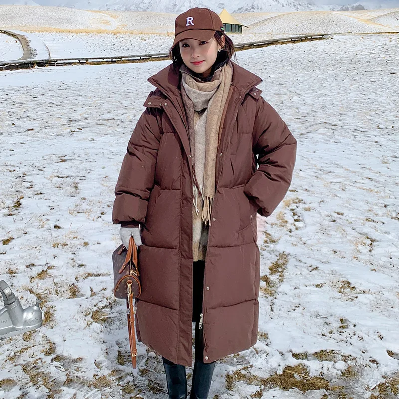 MEILLY DOLPHIN 2023 Winter Women Long Parkas Coat Casual Hooded Thick Warm Windproof Jackets Fashion Female Outwear Jacket Coat