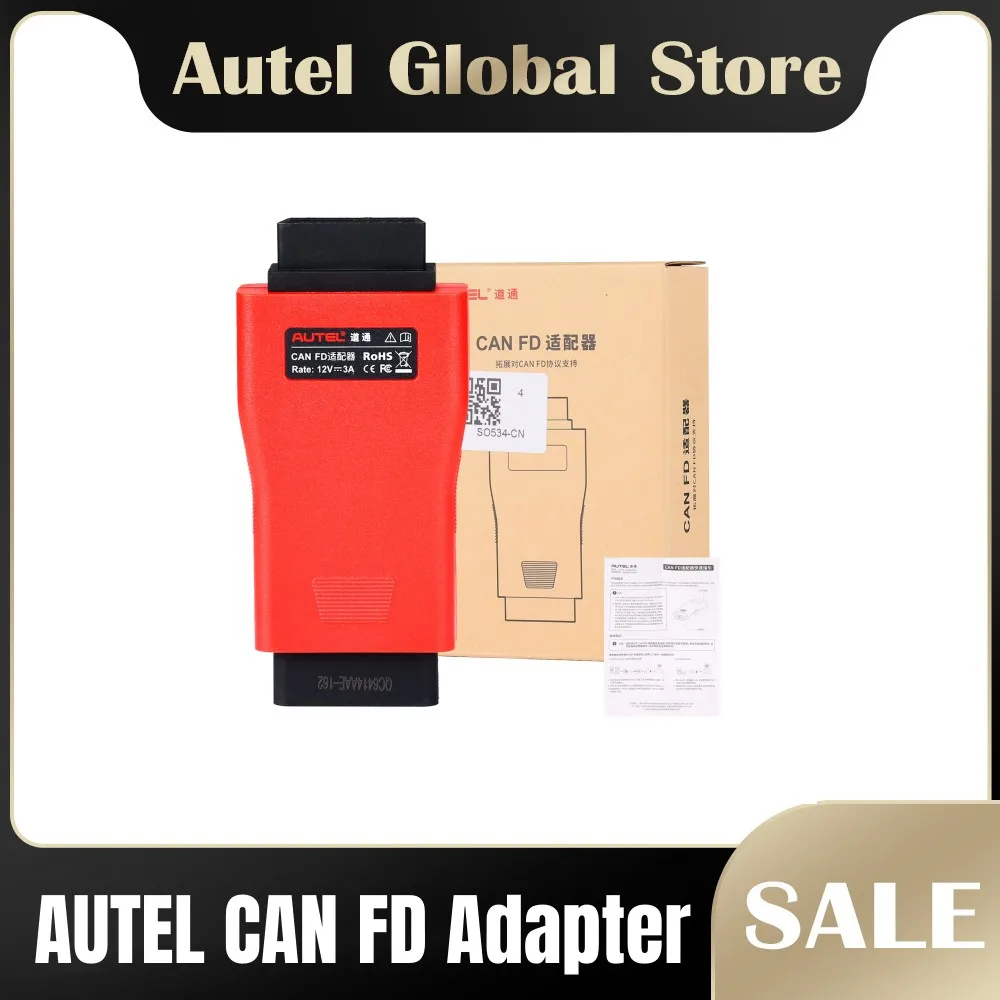 

AUTEL CAN FD Adapter SUPPORT CAN FD PROTOCOL for MaxiSys Series MaxiFlash Elite J2534 VCI 100 and VCI Mini