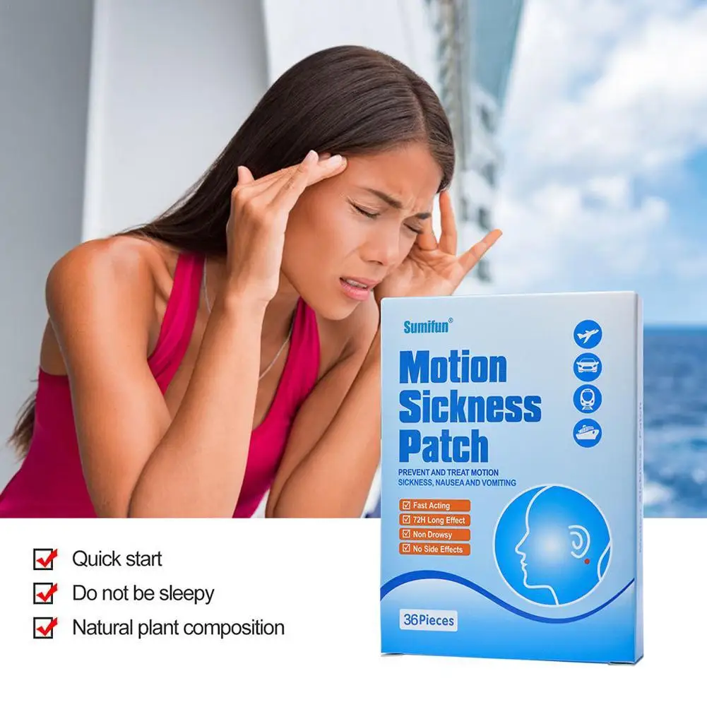 

Пластырь от укачивания в машине, 36 шт.