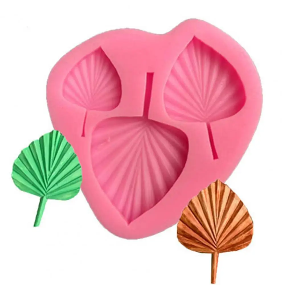 

Practical Fondant Mold Irregular Silicone Mold Easy Demoulding 3D Coconut Tree Fuchsias Cake Chocolate Mold Multi-purpose