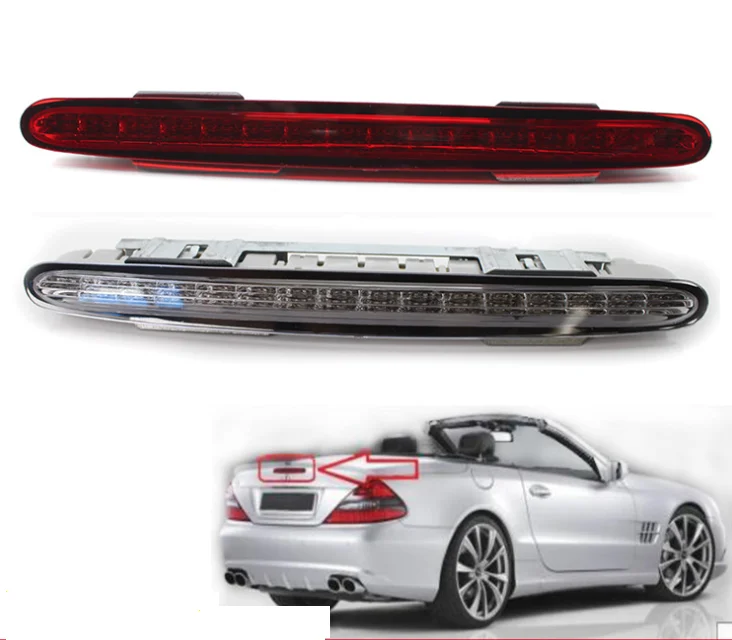 

LED Rear Third Brake Light Stop Lamp For Mercedes Benz SL-Class R230 SL300 SL350 SL500 SL500 SL550 SL600 2001-2012
