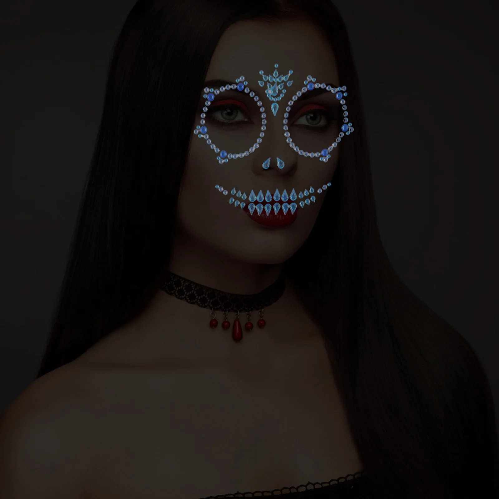 Стразы кристаллами для лица драгоценности русалки украшения палка аксессуары