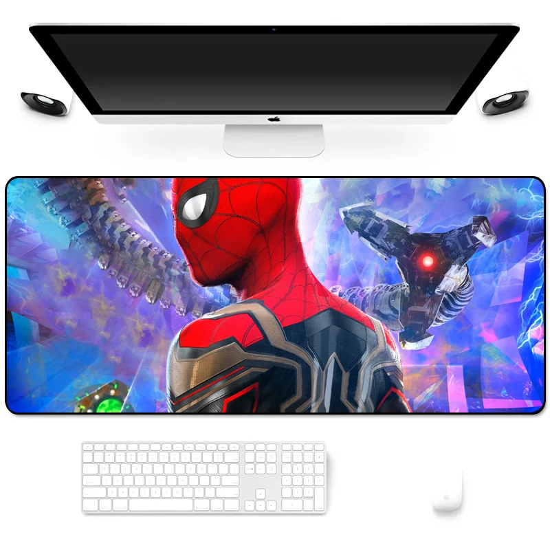 Антискользящий прочный резиновый большой игровой коврик для мыши Marvel