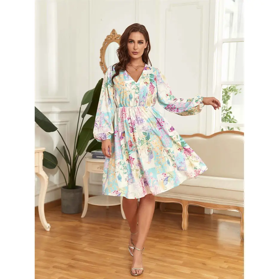 

Женское демисезонное платье XL-4XL, Женская юбка