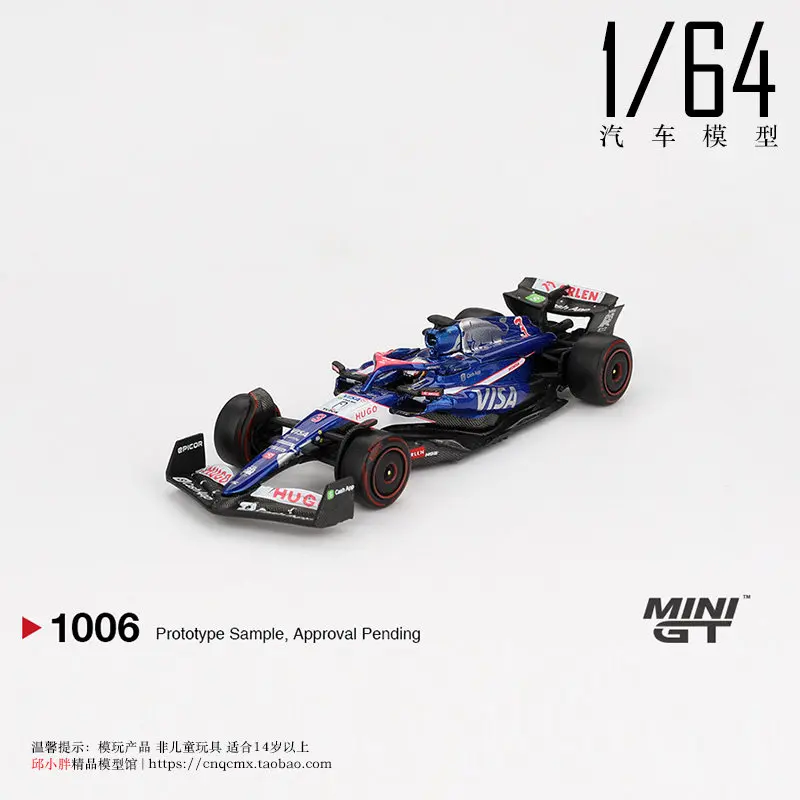 Фото MINIGT 1:64 # 1006 # 1007 Red Bull RB VCARB 01 # 3 # Модель автомобиля F1 Бахрейн 2024 года, литая под давлением, коллекционная, миниатюрная, игрушка, подарок для хобби №4