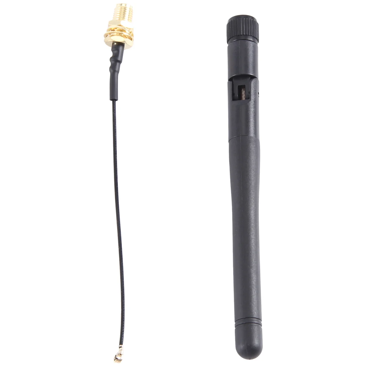 Антенна 433 МГц 3Dbi GSM RP-SMA резиновая водонепроницаемая антенна Lorawan + IPX-SMA небольшой