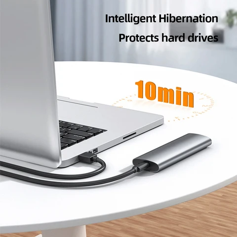 Корпус для внешнего SSD M2 NVMe, 10 Гбит/с, M.2 NVME NGFF на USB 3,1