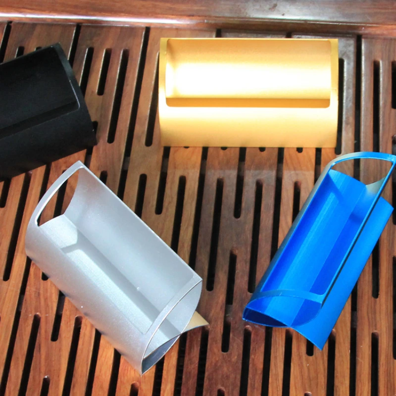

Aluminium Alloy Business Card Holders Creative Form Portable Business Card Organizer Meeting Room Desk Accessories