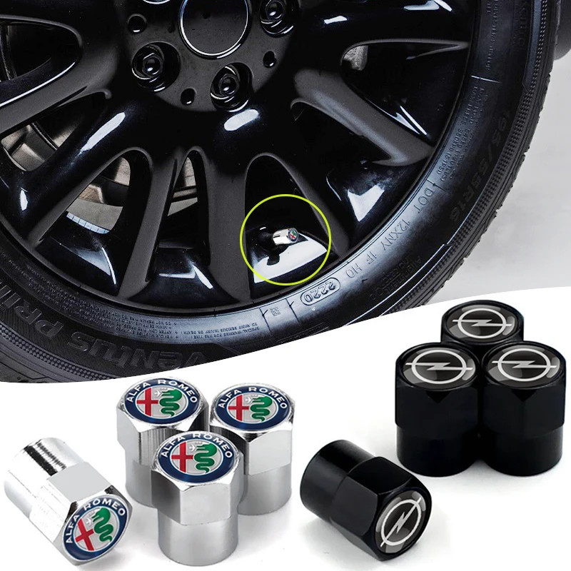 

4 Pcs Car Tyre Air Pressure Caps Cover For Mercedes-Benz w108 w126 w140 w168 w169 w176 w177 w212 w213 w220 w221 w222 Car Sticker