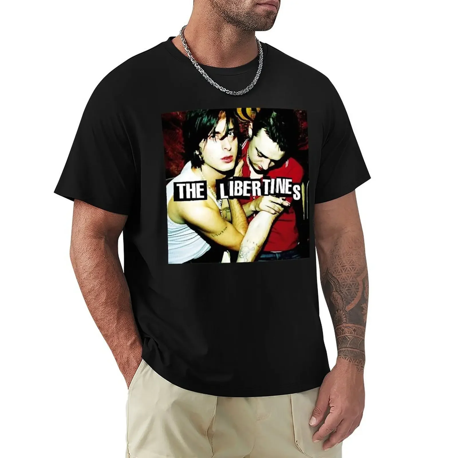 Футболка The Libertines футболка большого размера с рисунком модные рубашки роскошная