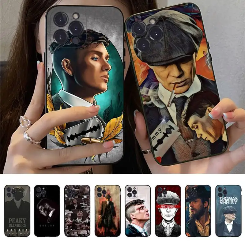 

Peaky Blinders Thomas Shelby Lambskin Phone Case For iPhone 14 13 12 Mini 11 Pro XS Max X XR SE 6 7 8 Plus Soft Silicone Cover