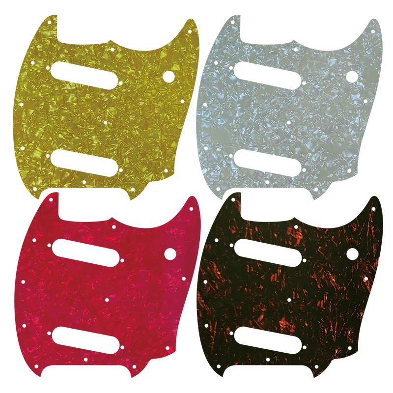 

Pleroo Custom Parts Replacement - For US Fender American Performer Mustang Guitar Pickguard Multicolor Selection