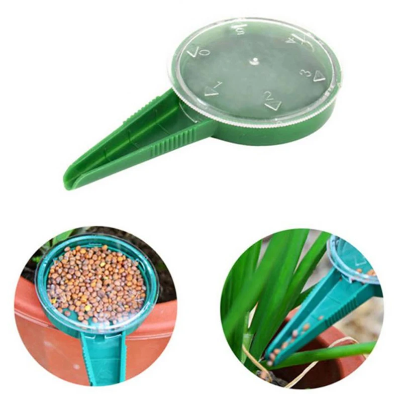 

Plant Seed Sower 5 File Adjustable Planter Hand Held Flower Grass Plant Seeder Garden Multifunction Seeding Dispenser Tools