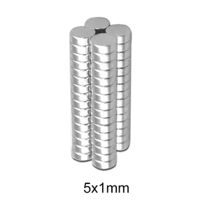 50 ~ 5x1 мини маленькие круглые магниты 5 мм x 1 мм неодимовый сильный магнит Неодимовый 5x1mm постоянные NdFeB магниты диски 5*1 электро magnetics