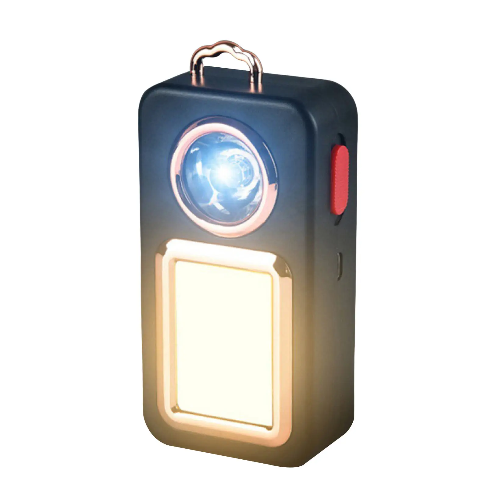 

Мини-фонасветильник светодиодный карманный с зарядкой от USB и карабином