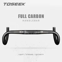toseek road bicycle carbon handlebar cycling bike parts 400420440mm road handlebars external routing ud matte