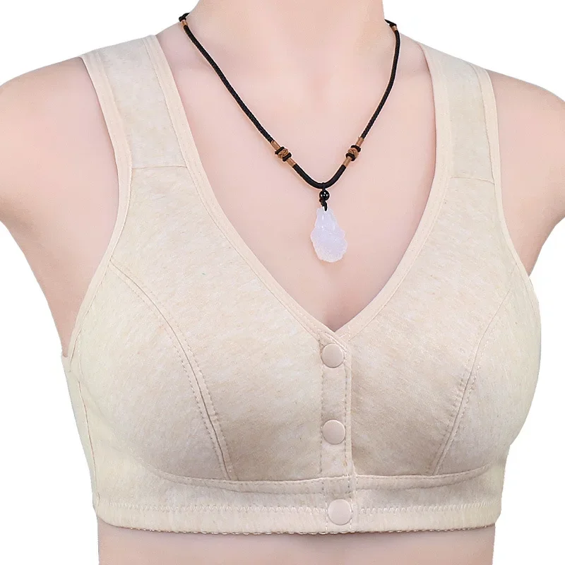 Фото Gobetter женское нижнее белье 36-46 B C D, бюстгальтеры для среднего возраста без стального кольца, бесшовные мягкие тонкие бюстгальтеры для девочек, нижнее белье №5