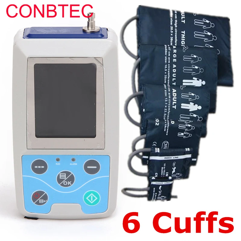 

Contec ABPM50 24 hour dynamic sphygmomanometer Electronic sphygmomanometer includes all model cuffs