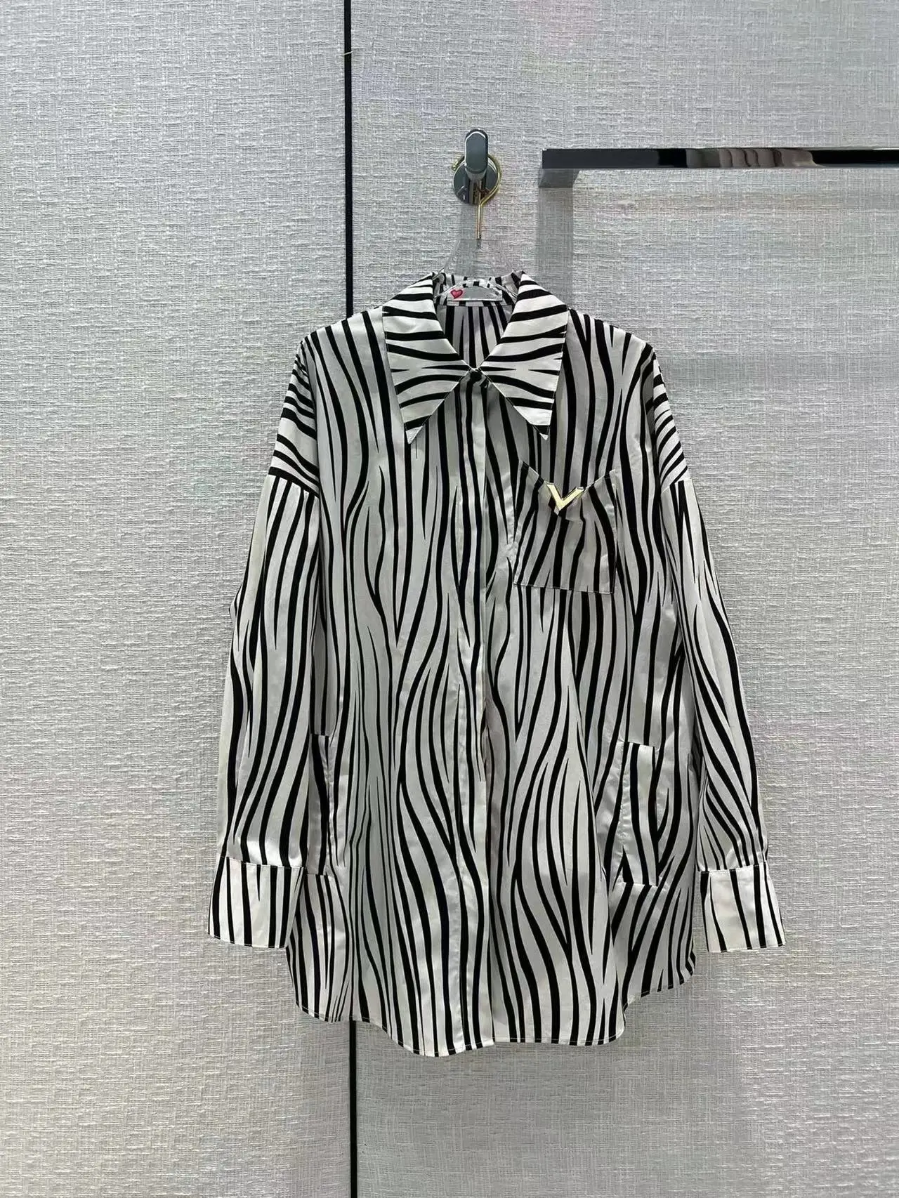 

Fyion High Quality Women's Cotton Shirts Striped Print Oversize Blouse Fashion Runway Vacation Party Summer 2022