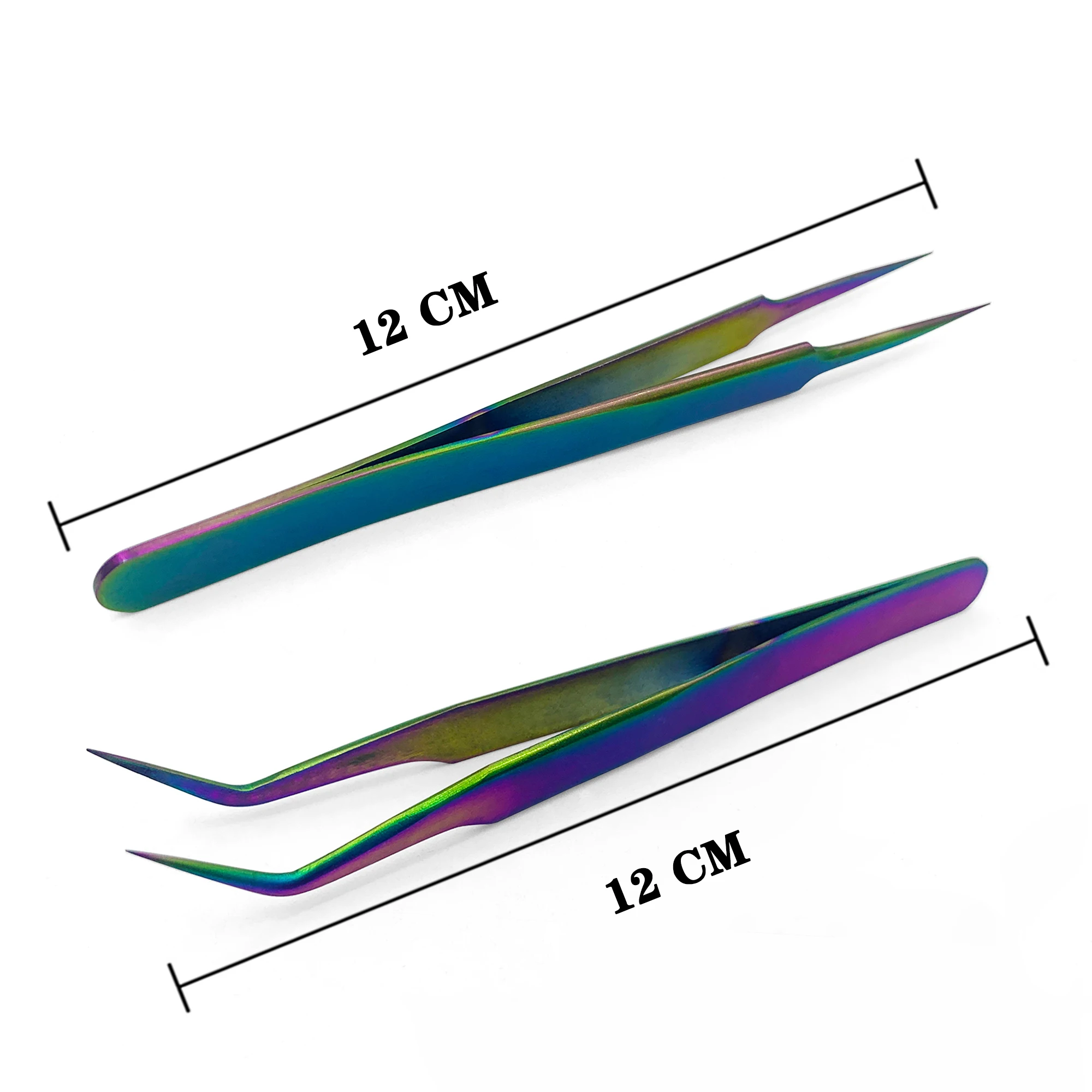 Пинцет для ресниц из нержавеющей стали антистатические принадлежности