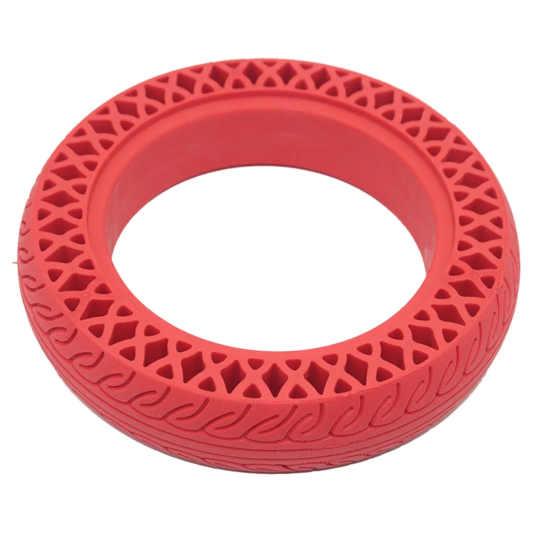 

8.5 Inch Bee Hive Hole Solid Tire 8.5X2 Solid Tire for M365 Pro Electic Scooter Motorcycle Moped Parts 8.5X2.0,Red