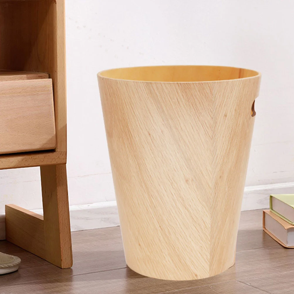 Мусорный бак в японском стиле для дома креативное деревянное ведро хранения