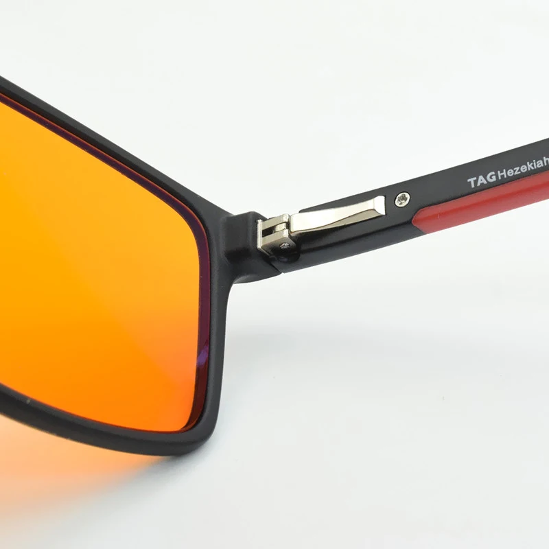 Очки TAG Hezekiah очки с блокировкой синего света мужские оранжевые линзы для