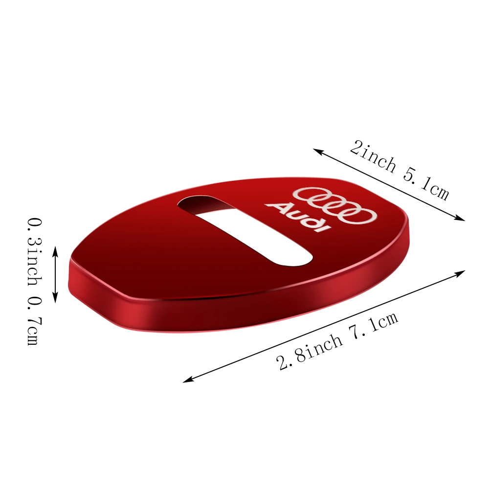 4 шт. крышка замка двери автомобиля из нержавеющей стали защитная наклейка на