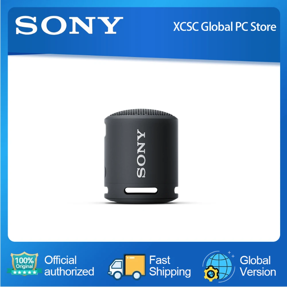 

SONY SRS-XB13 Waterproof subwoofer portable speaker wirelessly lasts up to 16 hours IP67 Stereo mode