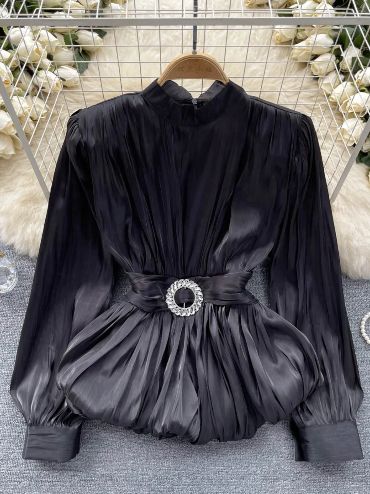 Женская рубашка с длинным рукавом Foamlina новинка 2024 весенне-летняя модная