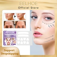 eelhoe thin face stickers invisible v shape facial line wrinkle sagging lift up threads for face lift chin lifting tape 100pcs