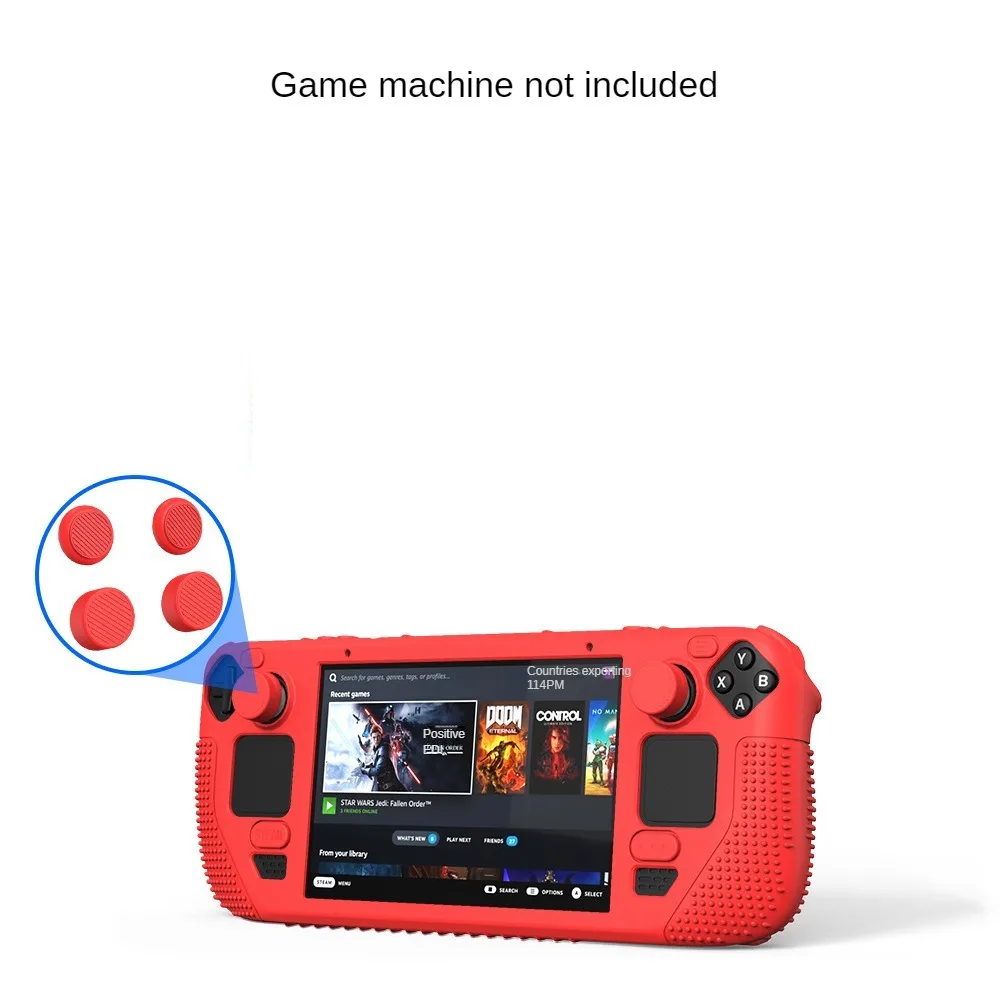 

Game Console Case V4-1 Red Dust-proof Non-slip Anti-fall Explosion-proof Shell Anti-fall Cover V4-1 Blue Comfortable Grip