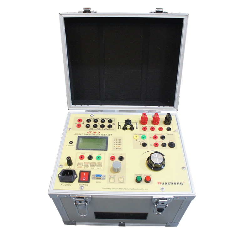 

Portable protection relay test set secondary injection intelligent 1 phase microprocessor protection relay tester