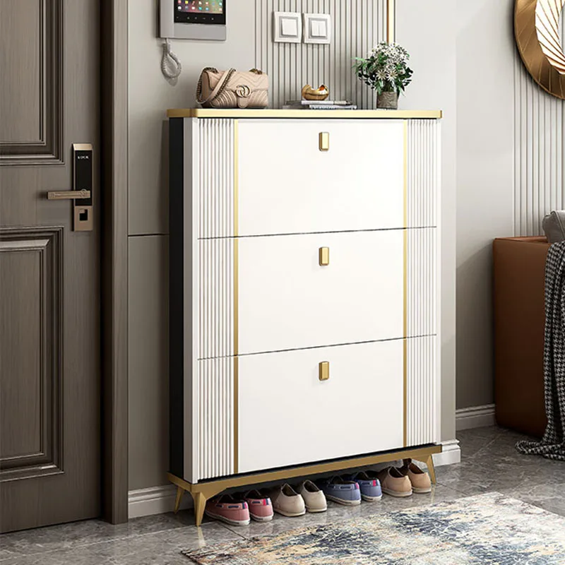 

Multi Layer Shoe Rack Entryway Modern Entrance Thin Shoe Cabinets European Vertical Recibidor Mueble Entrada Hallway Furniture