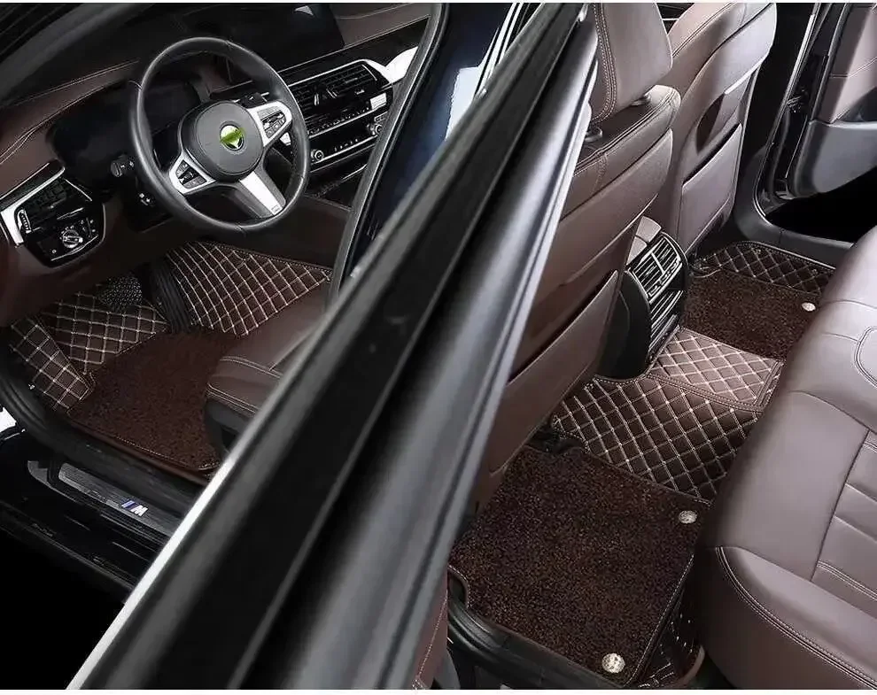 Фото Двухслойные 5D-коврики для автомобиля на заказ для Dacia Sandero Stepway DJF 2020–2025, 5-дверные, полностью закрывающие, всепогодные, автомобильные коврики для ног №3