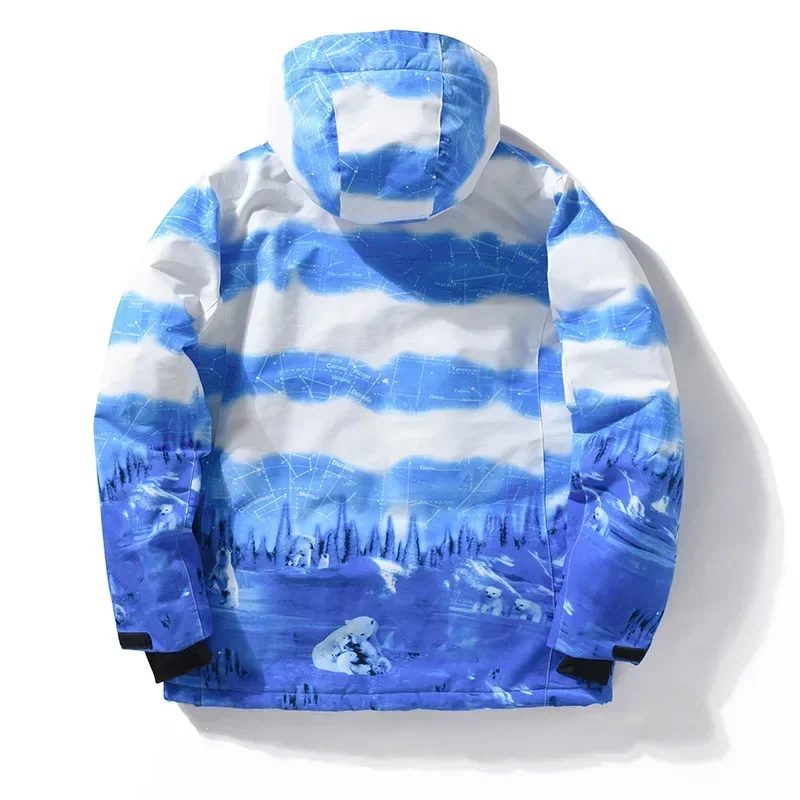 Женская толстовка зимняя куртка водонепроницаемая лыжная Мужская Новинка 2025