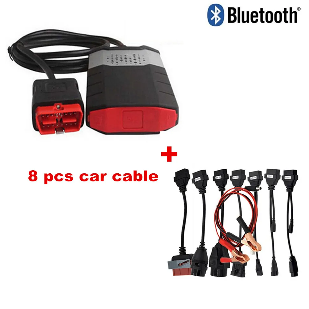 Диагностический инструмент VCI с Bluetooth Obd2 для автомобиля D Ds150E CDP 2023