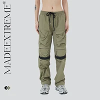 madeextreme multi pocket cargo pants joggers men tactical pants harajuku hip hop trousers vintage casual pants